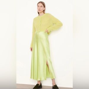 *NWT* Vince Side Slit Slip Skirt in Serpentine - Large